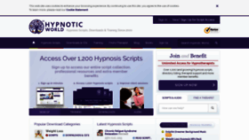 What Hypnoticworld.com website looked like in 2019 (4 years ago)