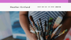 What Heatherkirtland.com website looked like in 2019 (4 years ago)