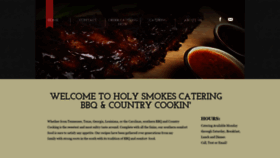 What Holysmokes-bbq.com website looked like in 2019 (4 years ago)