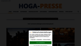 What Hoga-presse.de website looked like in 2019 (4 years ago)
