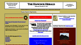 What Hancockherald.com website looked like in 2019 (4 years ago)