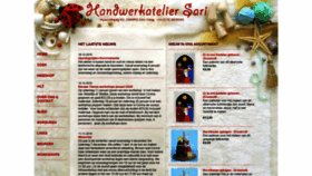 What Handwerkateliersari.nl website looked like in 2019 (4 years ago)