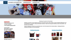 What Hamburgkontor.com website looked like in 2019 (4 years ago)