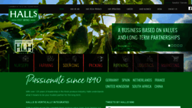 What Halls.co.za website looked like in 2019 (4 years ago)