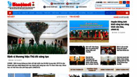 What Hanoimoi.com.vn website looked like in 2019 (4 years ago)