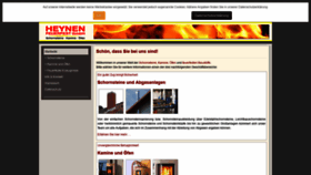 What Heynen-feuerfest.de website looked like in 2019 (4 years ago)