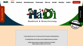 What Hadi-foppe.de website looked like in 2019 (4 years ago)