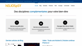 What Heliospsy.com website looked like in 2019 (4 years ago)