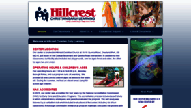 What Hillcrestchristianelc.org website looked like in 2019 (4 years ago)