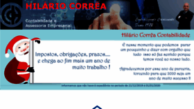 What Hilariocorrea.com.br website looked like in 2019 (4 years ago)