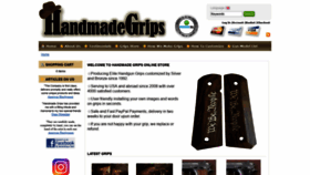 What Handmadegrips.com website looked like in 2019 (4 years ago)