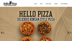 What Hellopizzastory.com website looked like in 2019 (4 years ago)