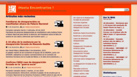 What Hastaencontrarlos.org website looked like in 2019 (4 years ago)