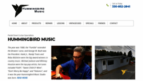 What Hummingbirdmusicstudio.com website looked like in 2019 (4 years ago)