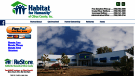 What Habitatcc.org website looked like in 2019 (4 years ago)