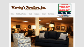 What Horningsfurnitureinc.com website looked like in 2019 (4 years ago)