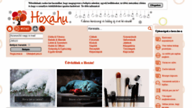 What Hoxa.hu website looked like in 2019 (4 years ago)