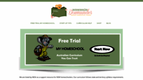 What Homeschoolingdownunder.com website looked like in 2019 (4 years ago)