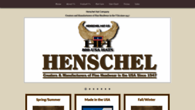 What Henschelhats.com website looked like in 2019 (4 years ago)