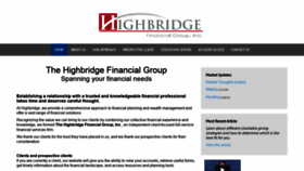 What Highbridgegroup.net website looked like in 2019 (4 years ago)