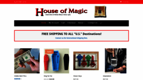 What Houseofmagic.com website looked like in 2019 (4 years ago)
