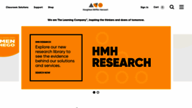 What Hmhco.com website looked like in 2019 (4 years ago)