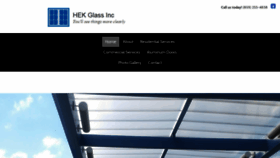 What Hekglass.net website looked like in 2019 (4 years ago)