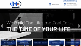 What Harperpoolsinc.com website looked like in 2019 (4 years ago)