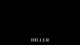 What Hiller.com website looked like in 2019 (4 years ago)