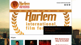 What Harlemfilmfestival.org website looked like in 2019 (4 years ago)