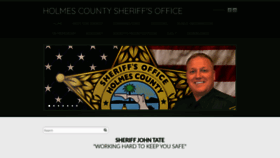 What Holmescosheriff.org website looked like in 2019 (4 years ago)