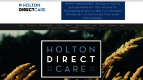 What Holtondirectcare.com website looked like in 2019 (6 years ago)