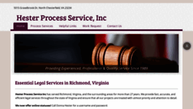What Hesterprocessservice.com website looked like in 2019 (4 years ago)
