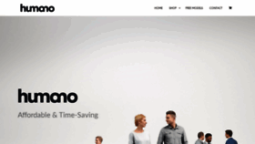 What Humano3d.com website looked like in 2019 (4 years ago)
