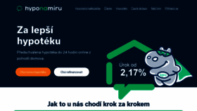 What Hyponamiru.cz website looked like in 2019 (4 years ago)