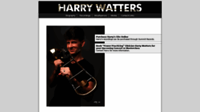 What Harrywatters.com website looked like in 2019 (4 years ago)