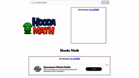 What Hoodamaths.com website looked like in 2019 (4 years ago)