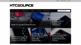 What Htcsource.com website looked like in 2019 (4 years ago)