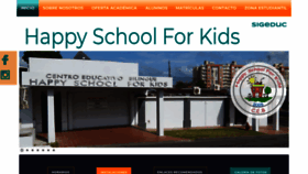 What Happyschoolforkids.com website looked like in 2019 (4 years ago)