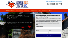 What Housefoxbuyskc.com website looked like in 2019 (4 years ago)