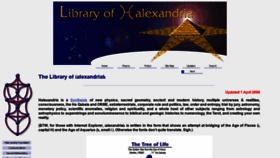 What Halexandria.org website looked like in 2019 (4 years ago)
