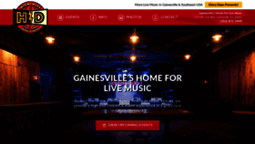 What Highdivegainesville.com website looked like in 2019 (4 years ago)