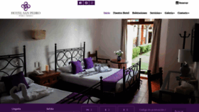What Hotelsanpedro.mx website looked like in 2019 (4 years ago)
