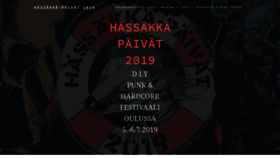 What Hassakkapaivat.com website looked like in 2019 (4 years ago)