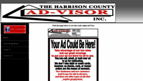 What Harrisoncountyadvisor.com website looked like in 2019 (4 years ago)