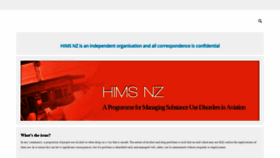 What Hims.org.nz website looked like in 2019 (4 years ago)