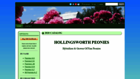 What Hollingsworthpeonies.com website looked like in 2019 (4 years ago)