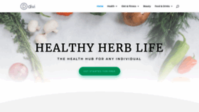 What Healthyherblife.com website looked like in 2019 (4 years ago)