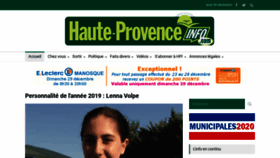 What Hauteprovenceinfo.com website looked like in 2019 (4 years ago)