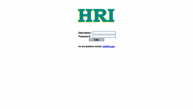 What Hri.com website looked like in 2019 (4 years ago)